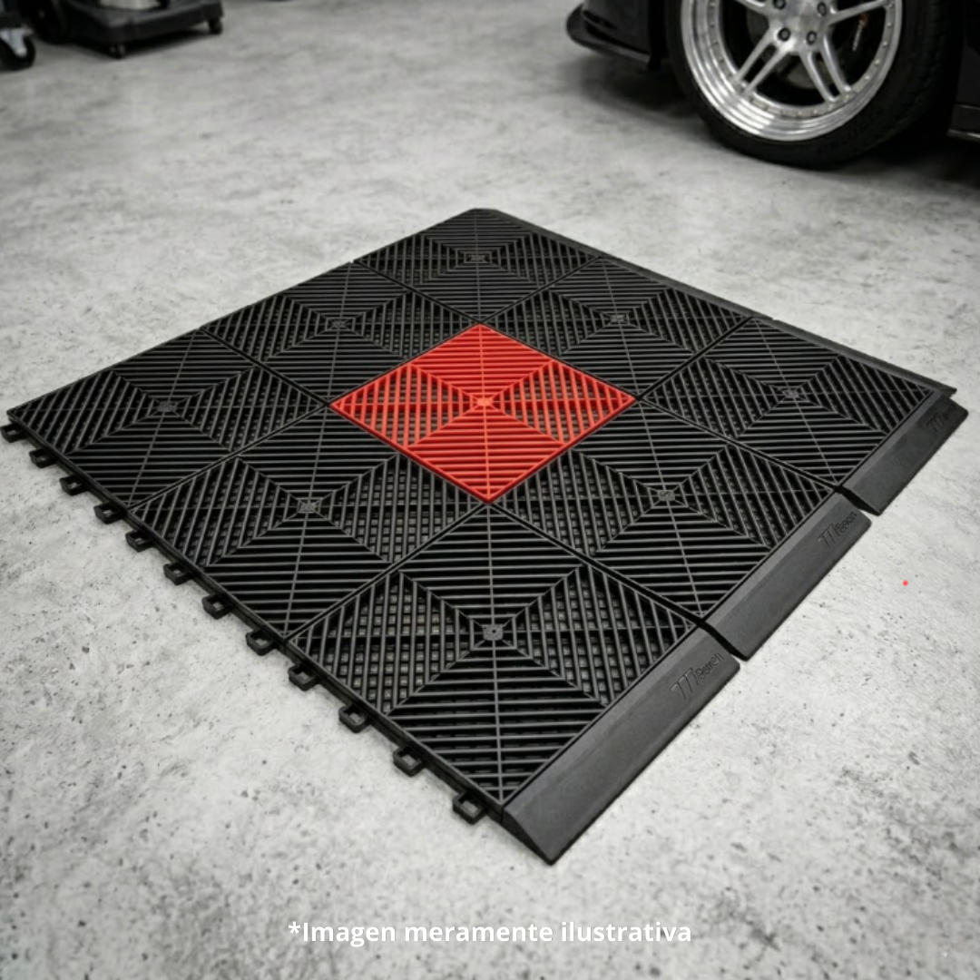 Piso Modular Rejilla Premium - Multiusos para Talleres y Detailing - Estética y Drenaje