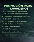 Promo Lavaderos: Máquina Espumadora + Pack Completo Insumos Concentrados