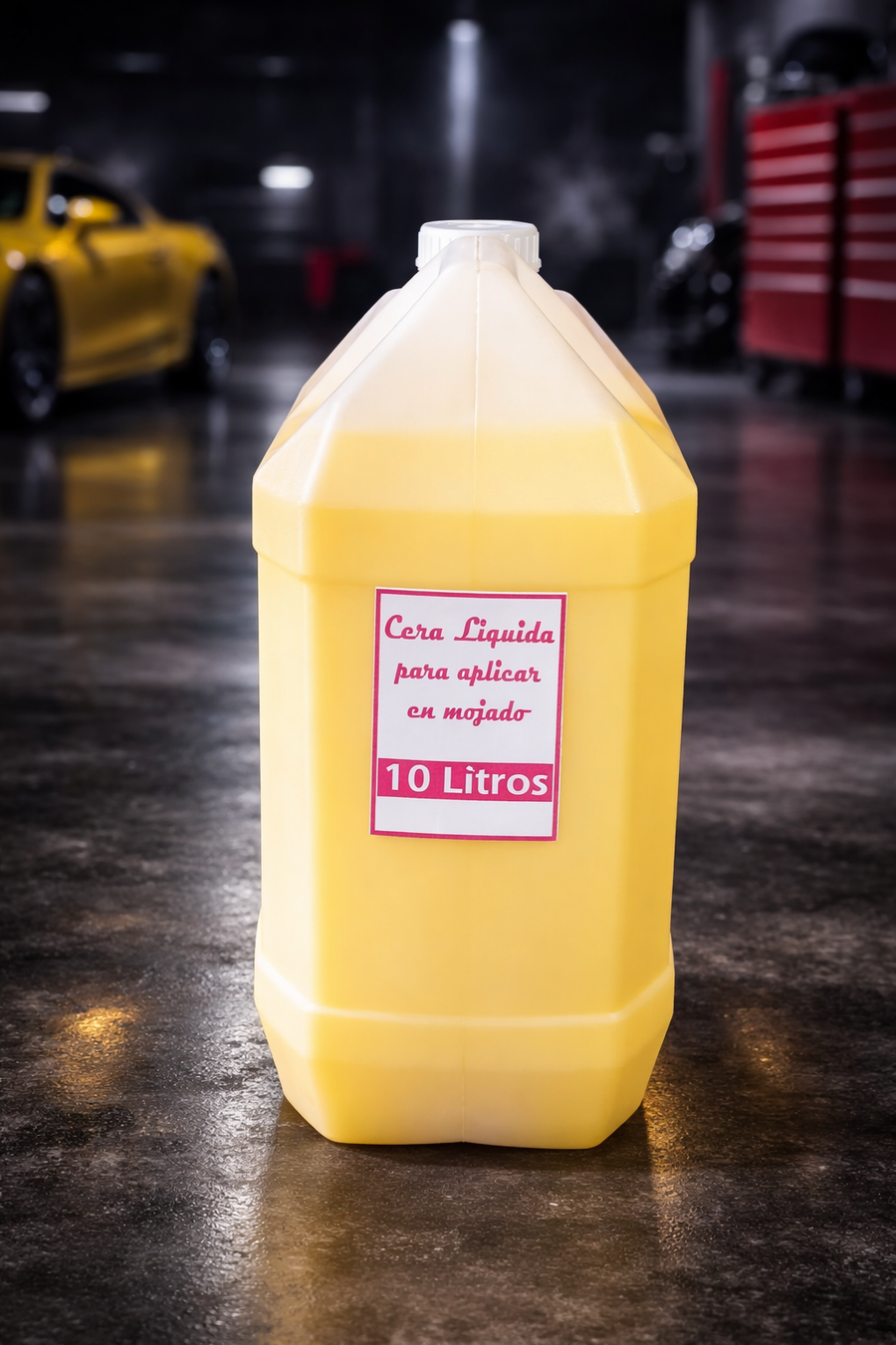 Cera Líquida para Aplicar en Mojado 10L - Base Carnaúba - 777Seven®